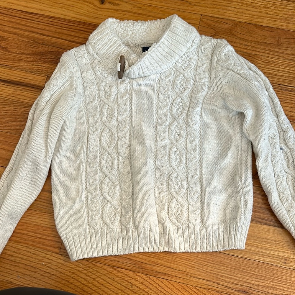 Janie and Jack sweater, off white